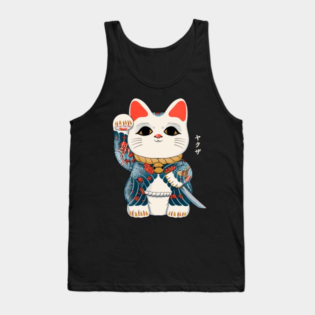 Lucky Cat Yakuza Tank Top by ppmid